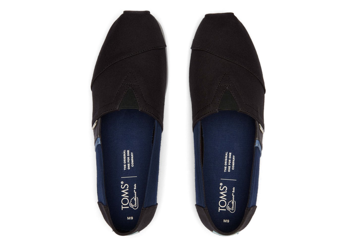 Toms Espadryle Męskie Czarne - Alpargata Color Block - 46GKNPZAC